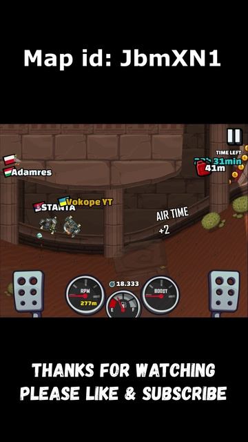 🔝 Is MOONLANDER The Best Today? 🔝 (Uphill Battle) - Hill Climb Racing 2 #shorts #hcr2
