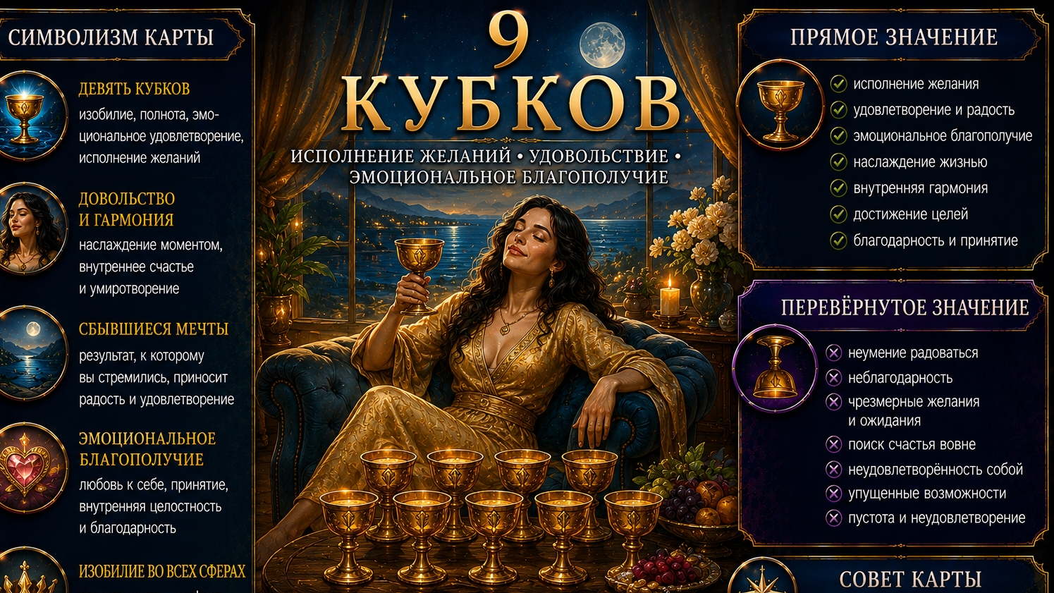 Девятка кубков
