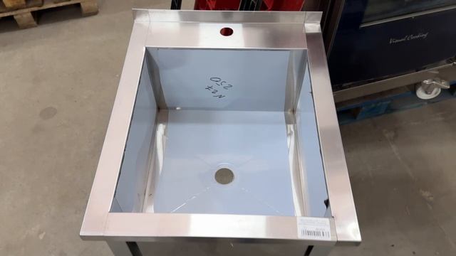 Ванна моечная 1 секц 500х600х840 с бортом ВМ-АБВ-О-р (410х510х250 нерж, каркас оцинк) (3 322)