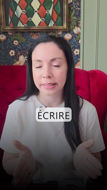 Интерактив: спряжение глаголаecrir