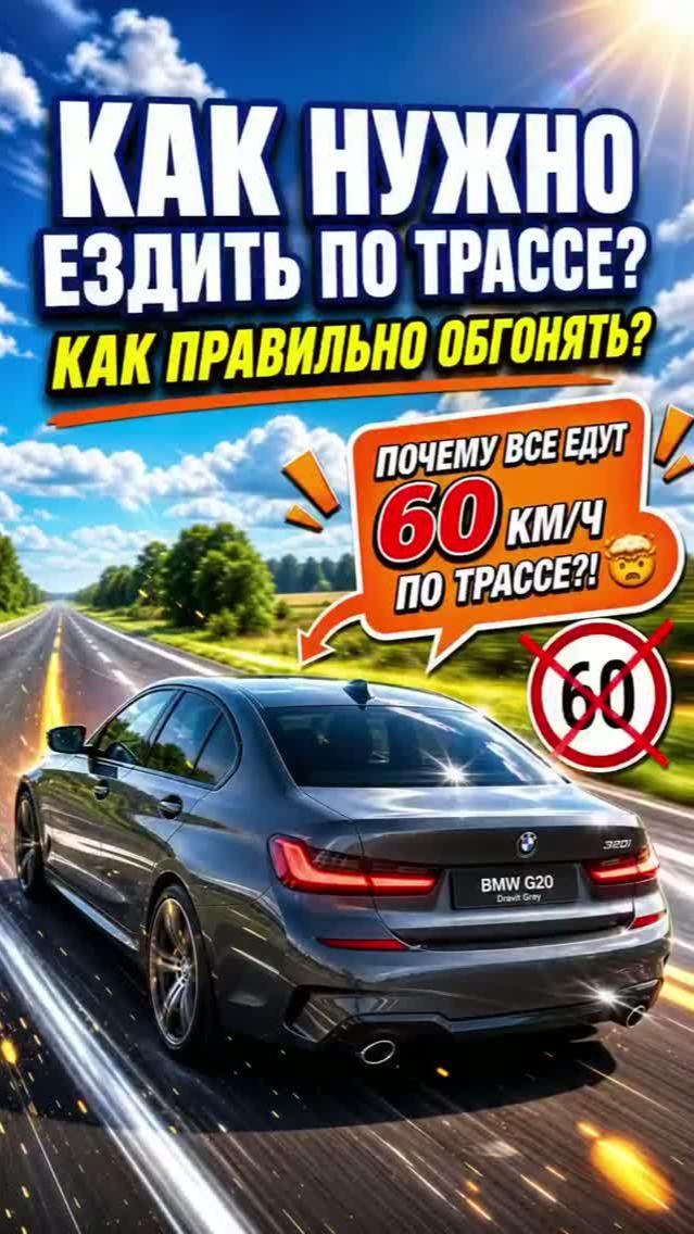 Зачем ехать за тихоходами по трассе? Все еще боитесь нажать в пол при обгоне?