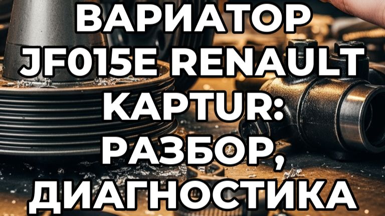 Вариатор JF015E Renault Kaptur/Captur: разбор, диагностика неисправностей и полная сборка