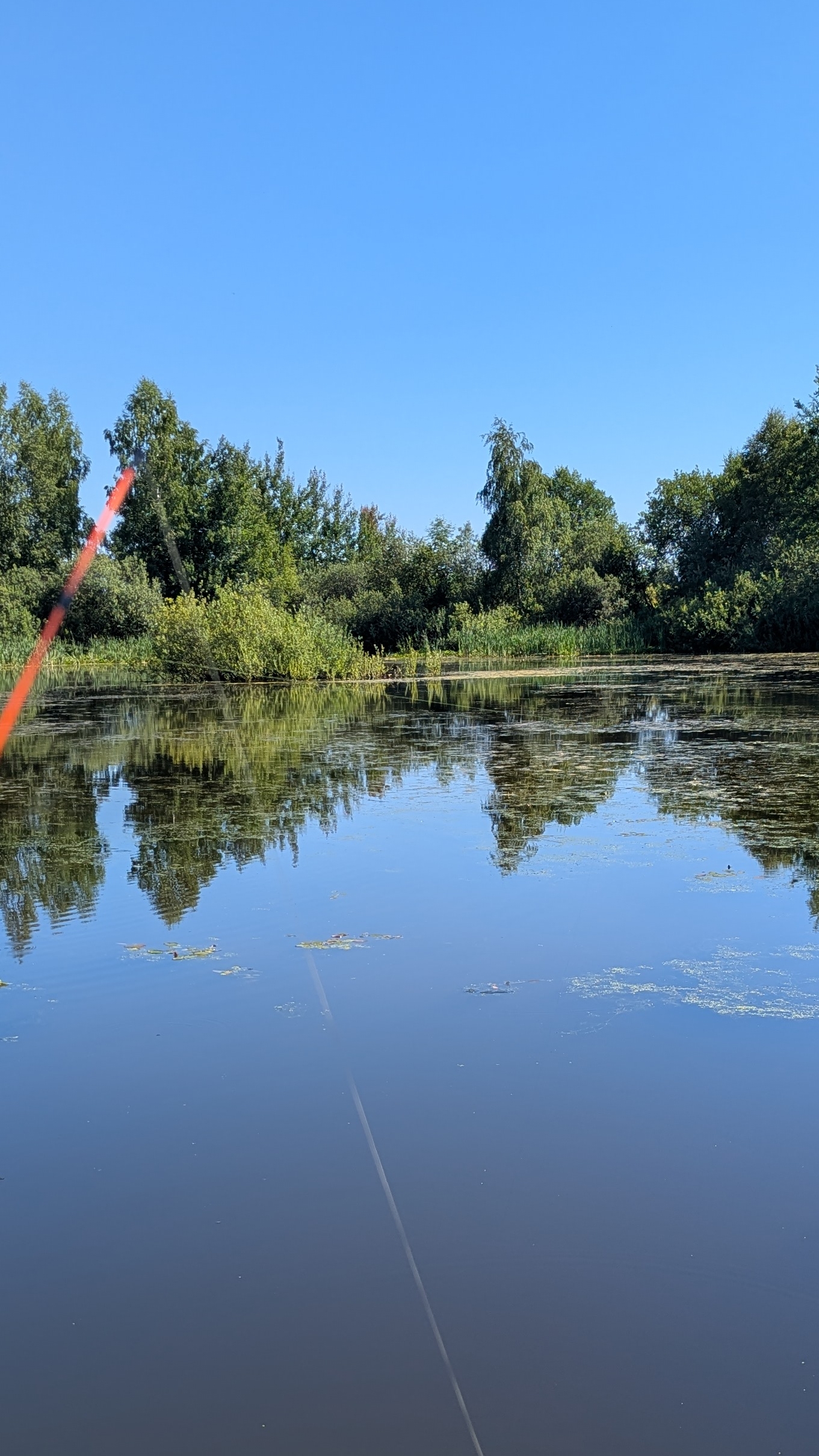рыбалка на озере
