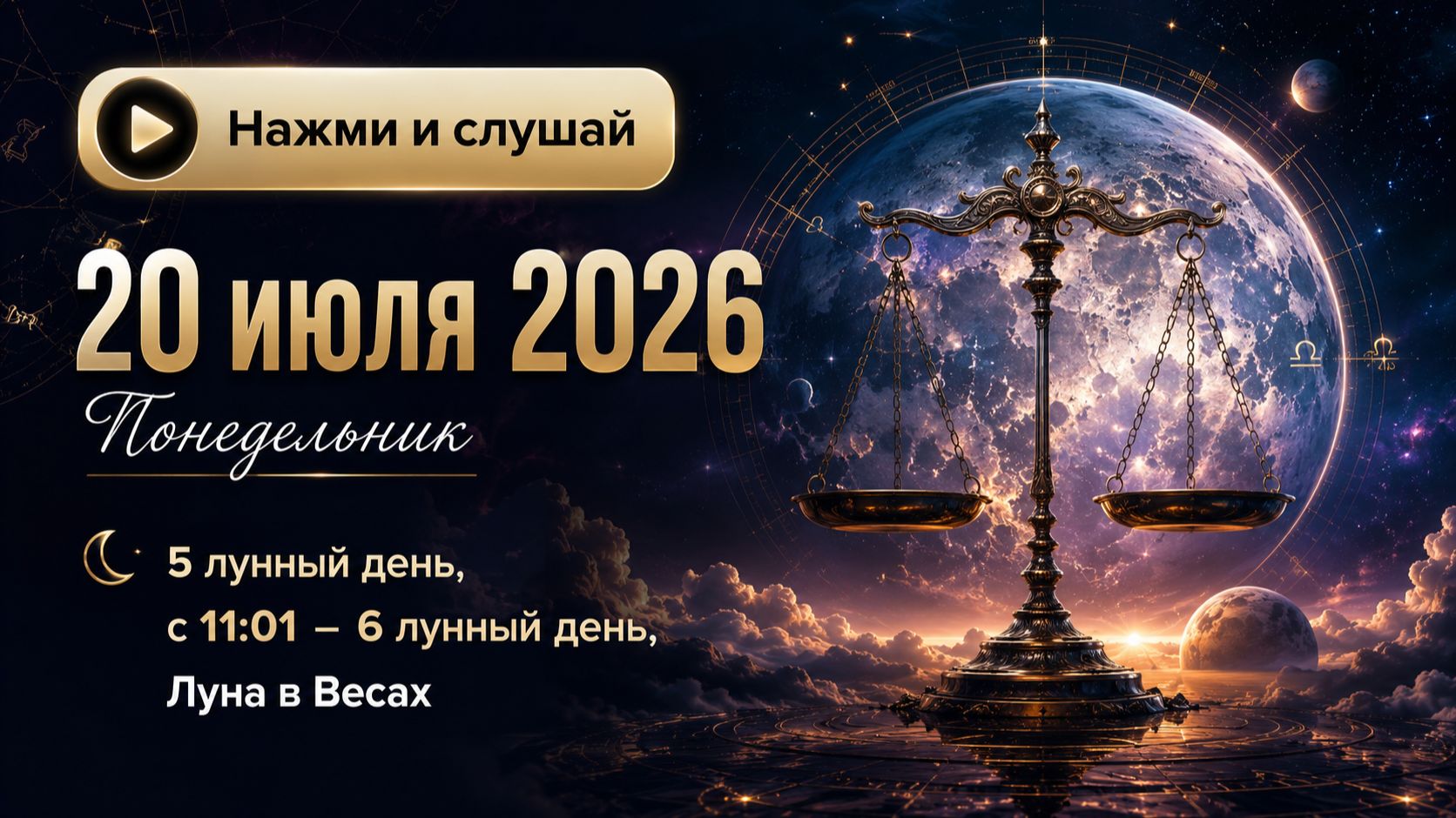 20 июля 2026 — гороскоп
