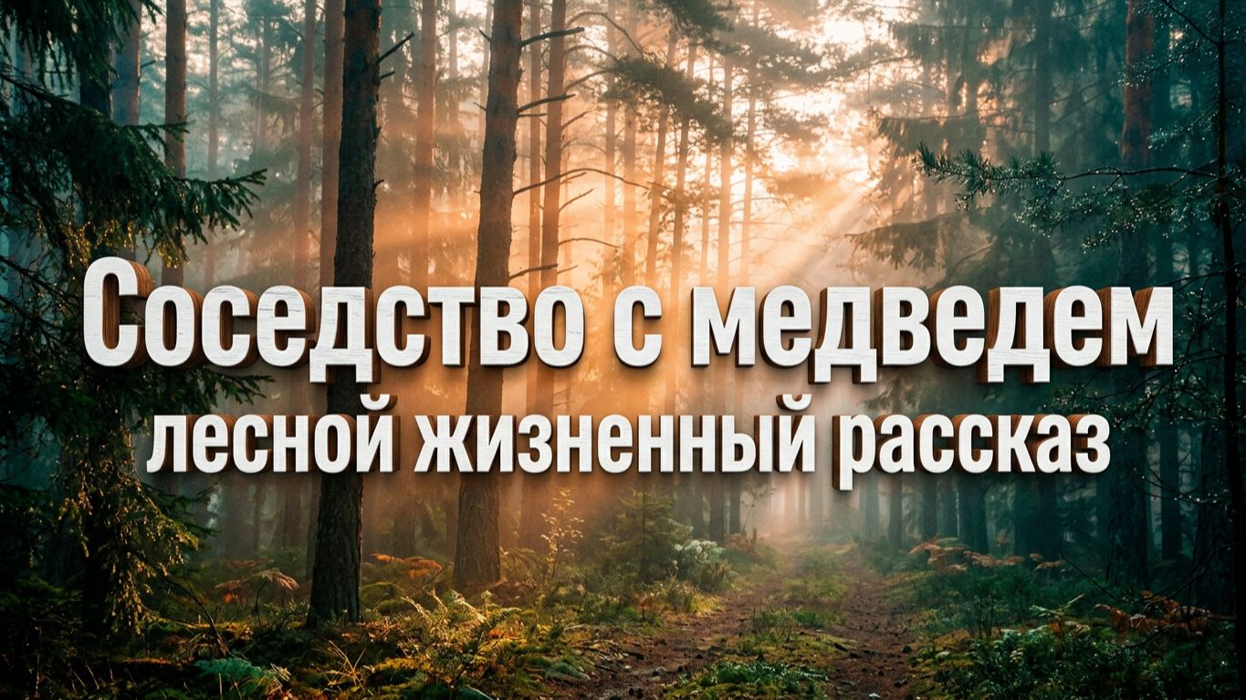 Соседство с медведем  лесной жизненный рассказ | Аудио рассказы