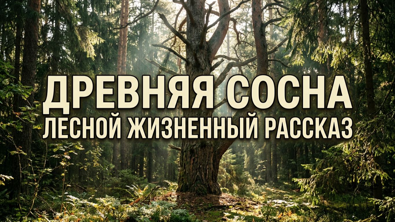 Древняя сосна лесной жизненный рассказ | Аудио рассказы