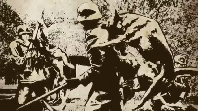 Бой пограничнных собак в селе Легедзино