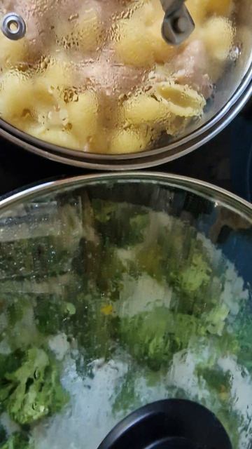 УЖИН БРОККОЛИ И РАКУШКИ ПО-ФЛОТСКИ🤗🥰💯💥