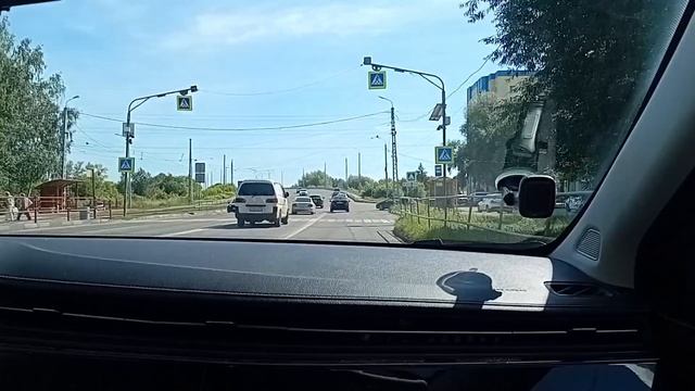 С ЦРБ едем домой