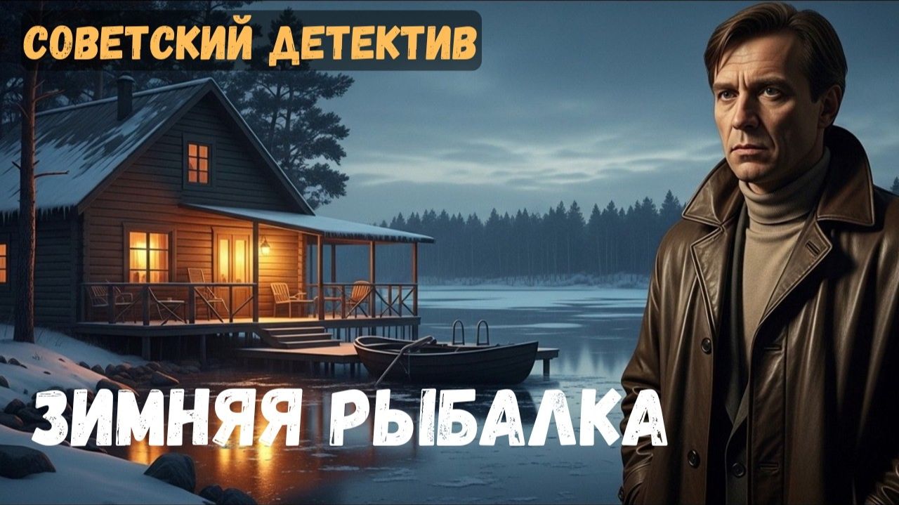 ЗИМНЯЯ РЫБАЛКА Детектив Ленинград 1984 год m