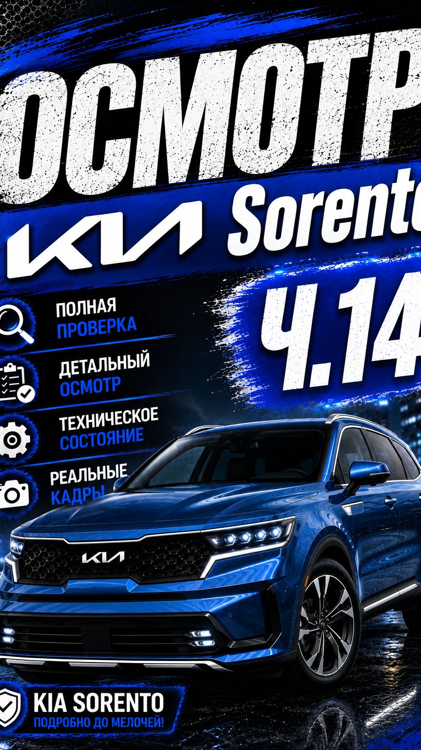 Kia Sorento MQ4 2022 из Кореи  Осмотр ч.14  Стыки панелей и осмотр двух дверей
