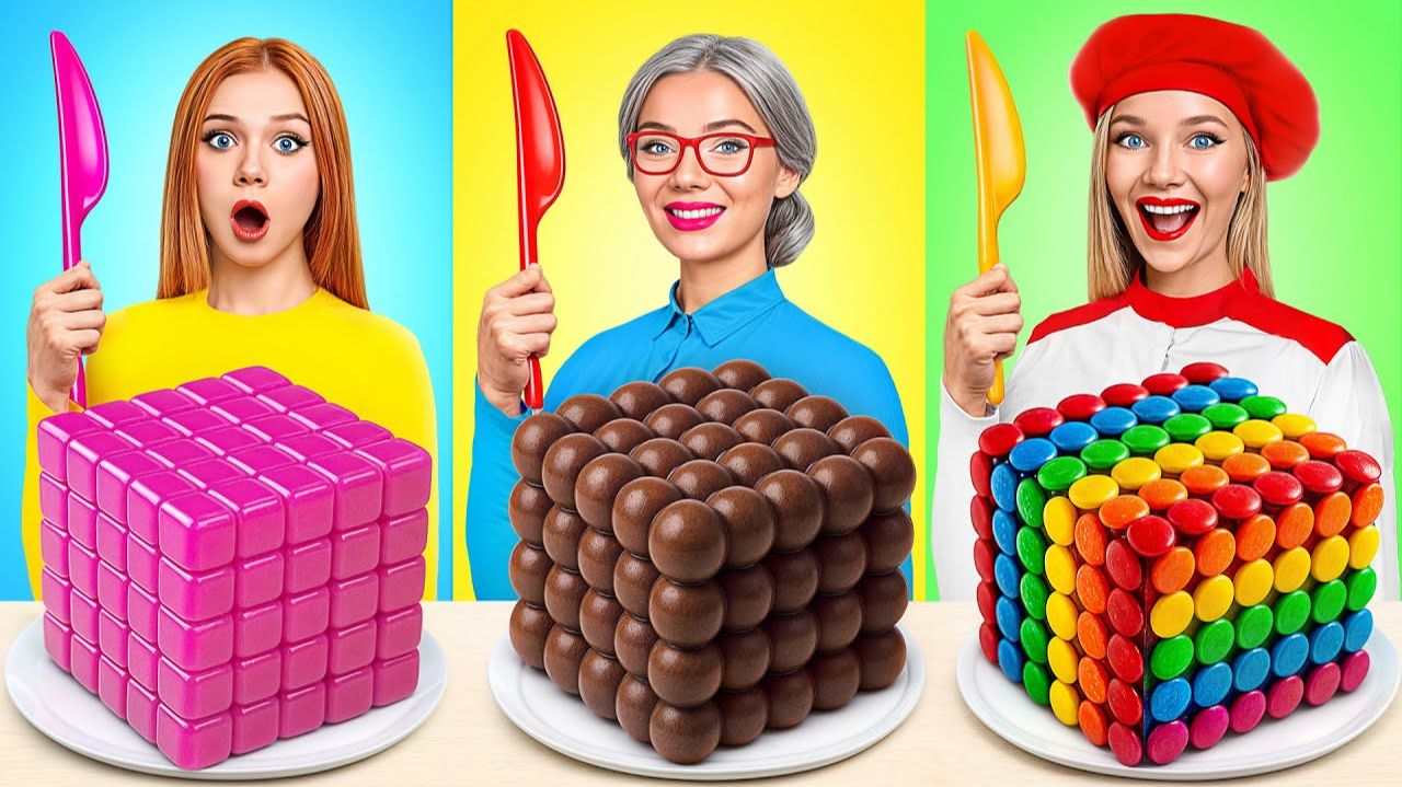 Кулинарный Челлендж# Я против Бабушки # Смешные Кухонные Войны от Multi DO Challenge