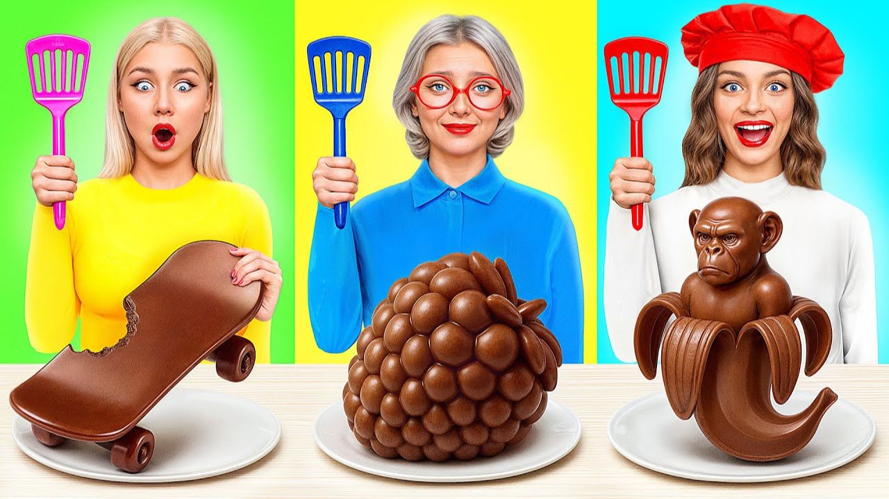 Кулинарный Челлендж# Я против Бабушки # Забавные Лайфхаки с Едой от Multi DO Challenge