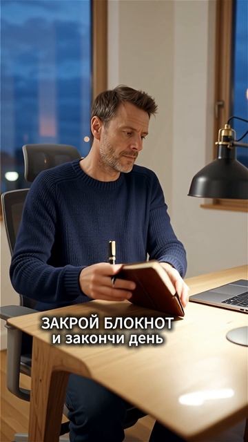 Закрой блокнот и закончи день