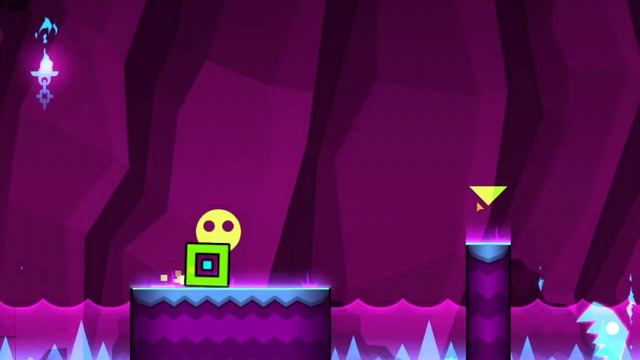Прохожу 2 уровень в geometry dash meltdown