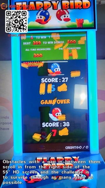 Аркадный аппарат Flappy bird