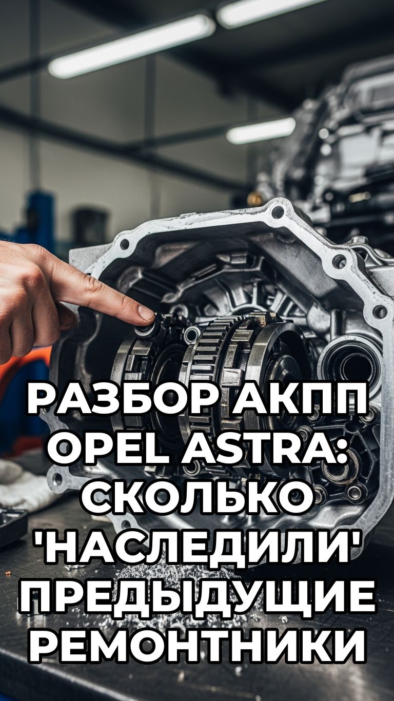 Диагностика АКПП Opel Astra: разбор коробки после предыдущего ремонта
