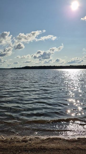 Озеро Меглино, пляж 