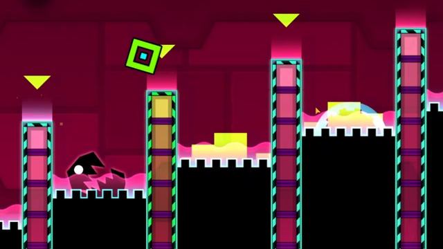 Прохожу 3 уровень в geometry dash meltdown на 1 монету