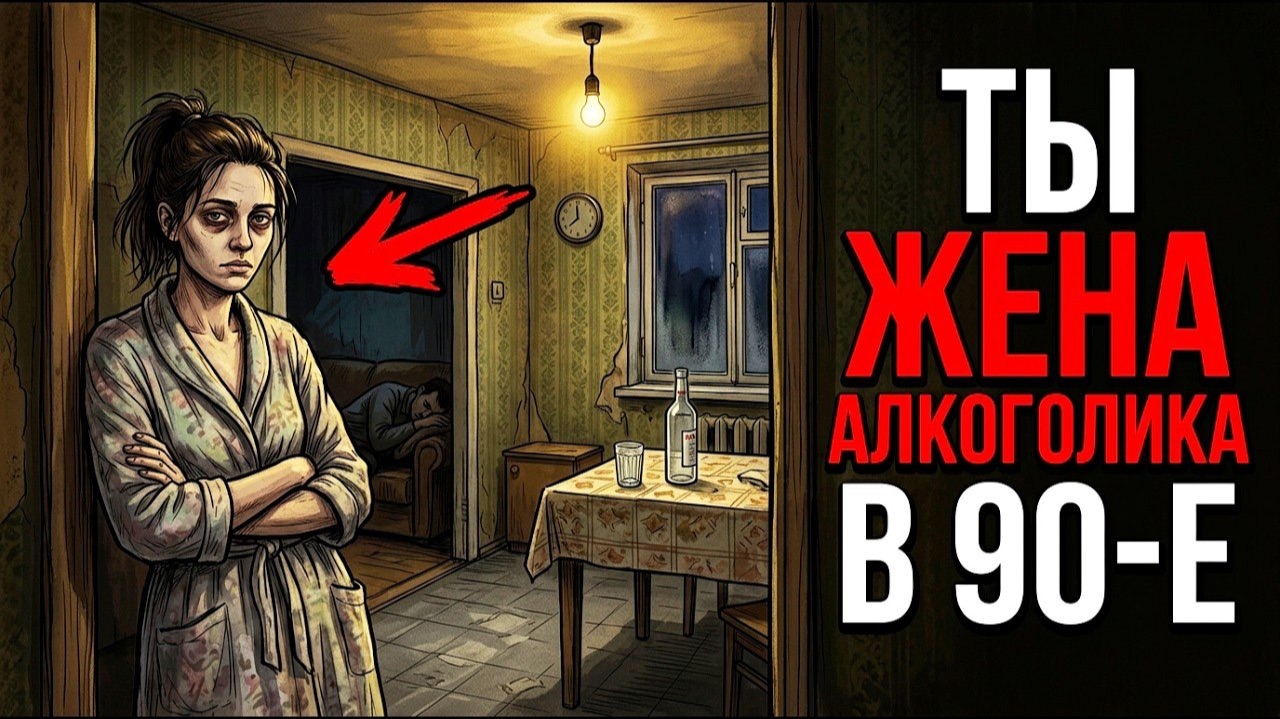 ТЫ - ЖЕНА АЛКОГОЛИКА В ДЕВЯНОСТЫЕ (И у вас двое детей)
