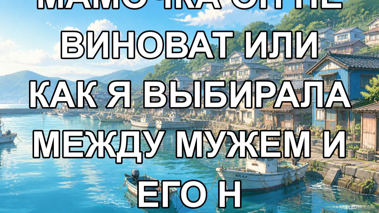 мамочка он не виноват или как я выбирала между мужем и его н