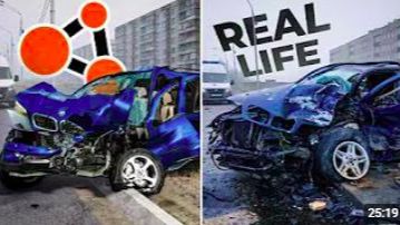 Аварии на реальных событиях в BeamNG.Drive #69