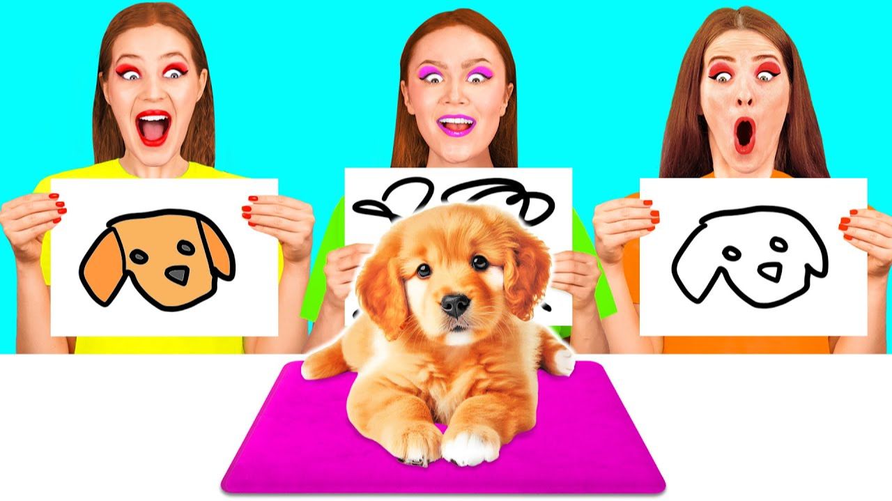 Кто Лучше Нарисует Предмет, Получит Его # Съедобная Битва от PaRaRa Challenge