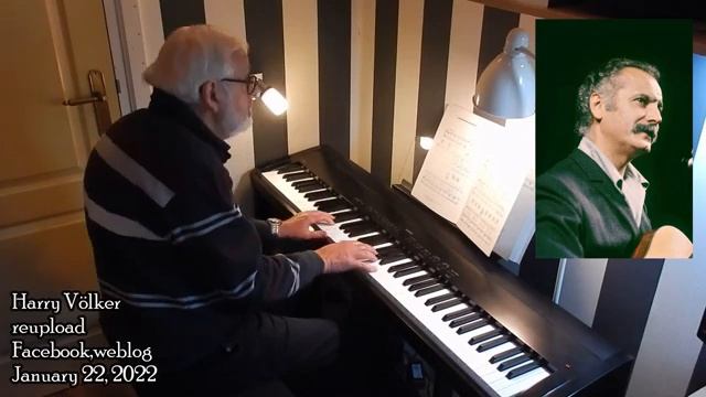 CHANSON POUR LAUVERGNAT - Georges BRASSENS - piano - Harry Völker.