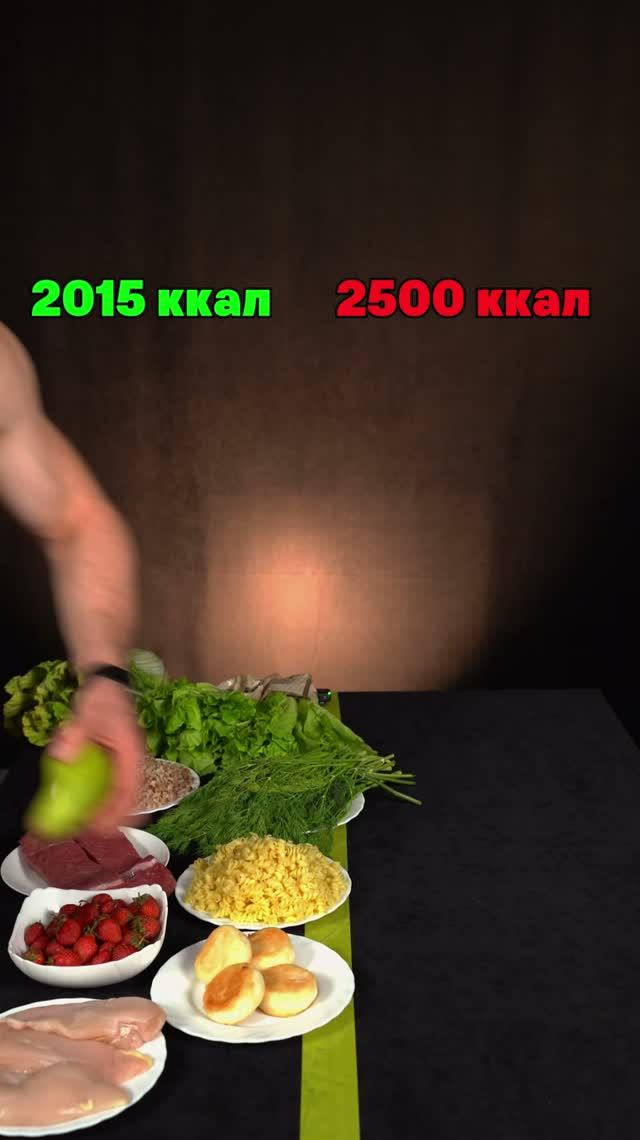 2500 калорий