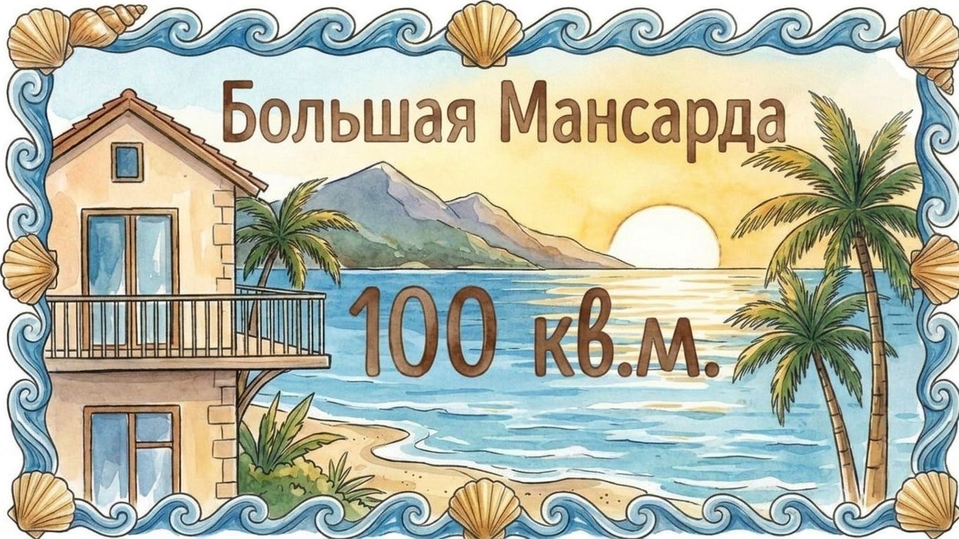 🌿 Семейные апартаменты до 11 гостей • Зелёный двор • Мангал • До моря 15 минут