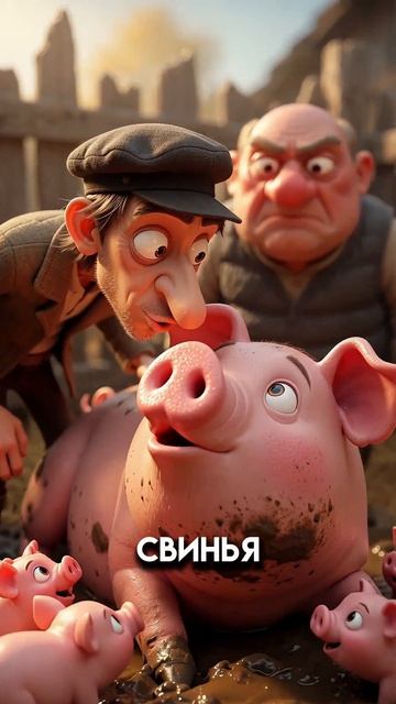 МУЖИК понимал язык животных 😂#истории #анимации #анекдоты #юмор #shorts