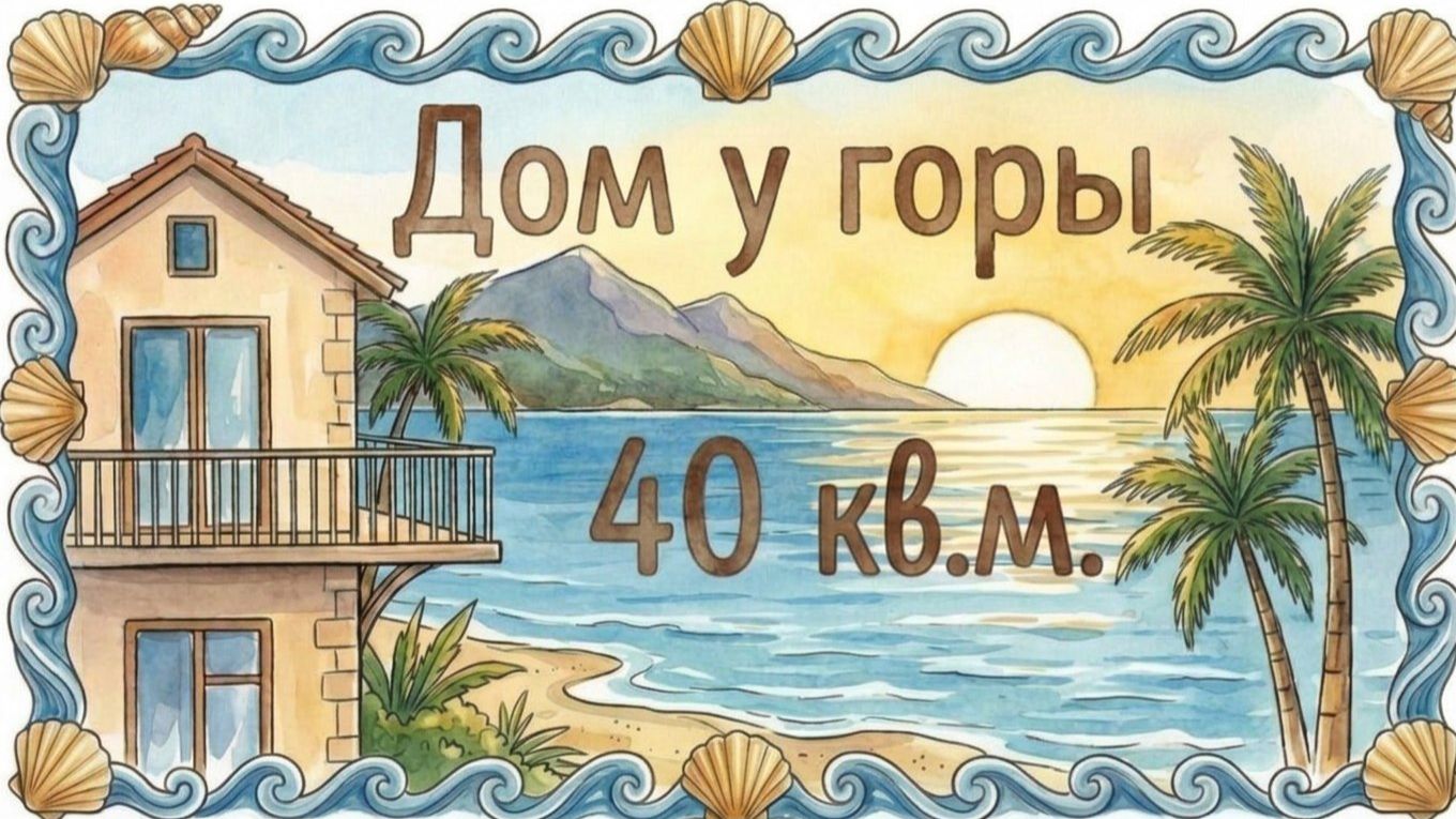 🌿 Дом с садом и мангалом • Тихий отдых в Ольгинке • Чёрное море