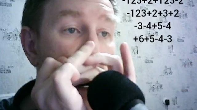 Губная гармошка До - блюзовая импровизация в мажорной пентатонике + табы