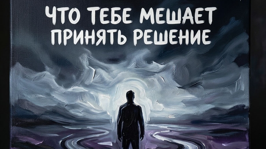 ЧТО ТЕБЕ МЕШАЕТ ПРИНЯТЬ  РЕШЕНИЕ