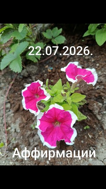 Девиз дня!✨🌈☀️22.07.2026. Энергия и сила... Забота и движение! Благодарность!#разум #душа #дела