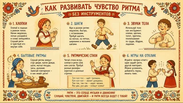 Как развивать чувство ритма