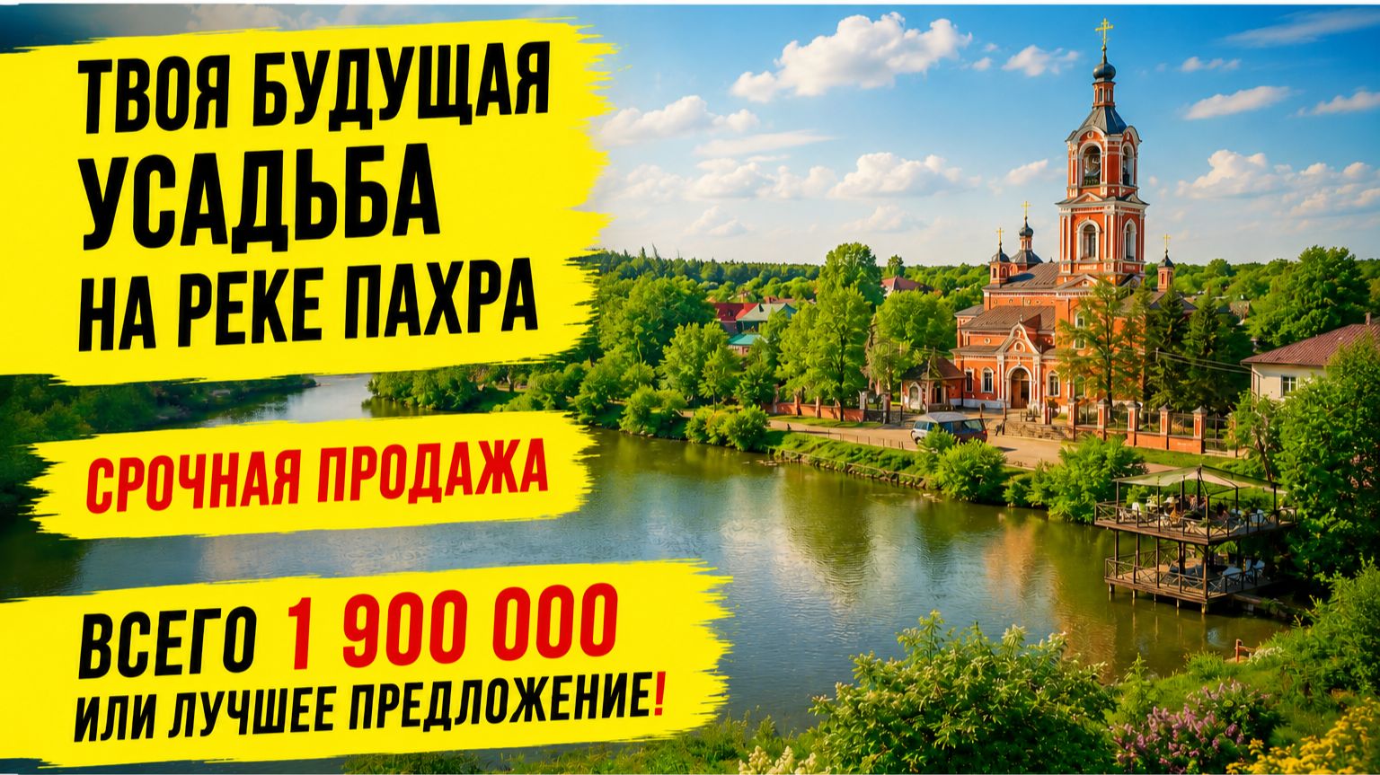 Твоя будущая усадьба на реке Пахра