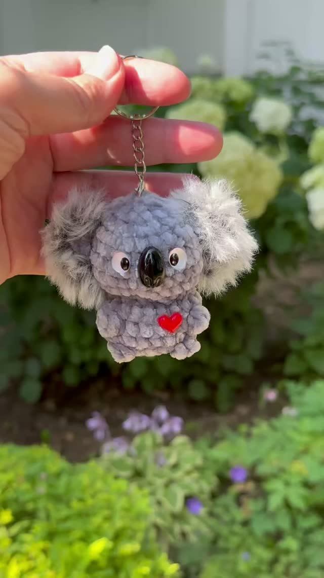 Вязаный брелок-игрушка Коала 🐨