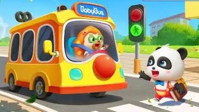 «Школьный автобус малышки панды» Игры для детей.