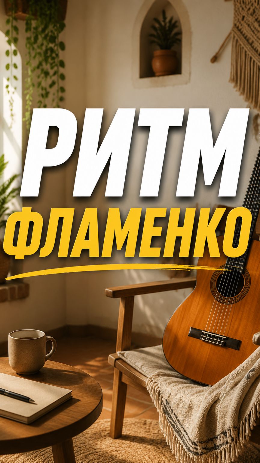 Этот ритм фламенко сразу придает гитаре испанское звучание