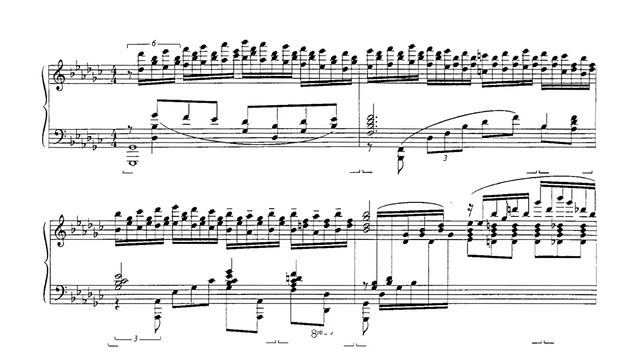 Earl Wild transcription Floods of Spring Rachmaninoff