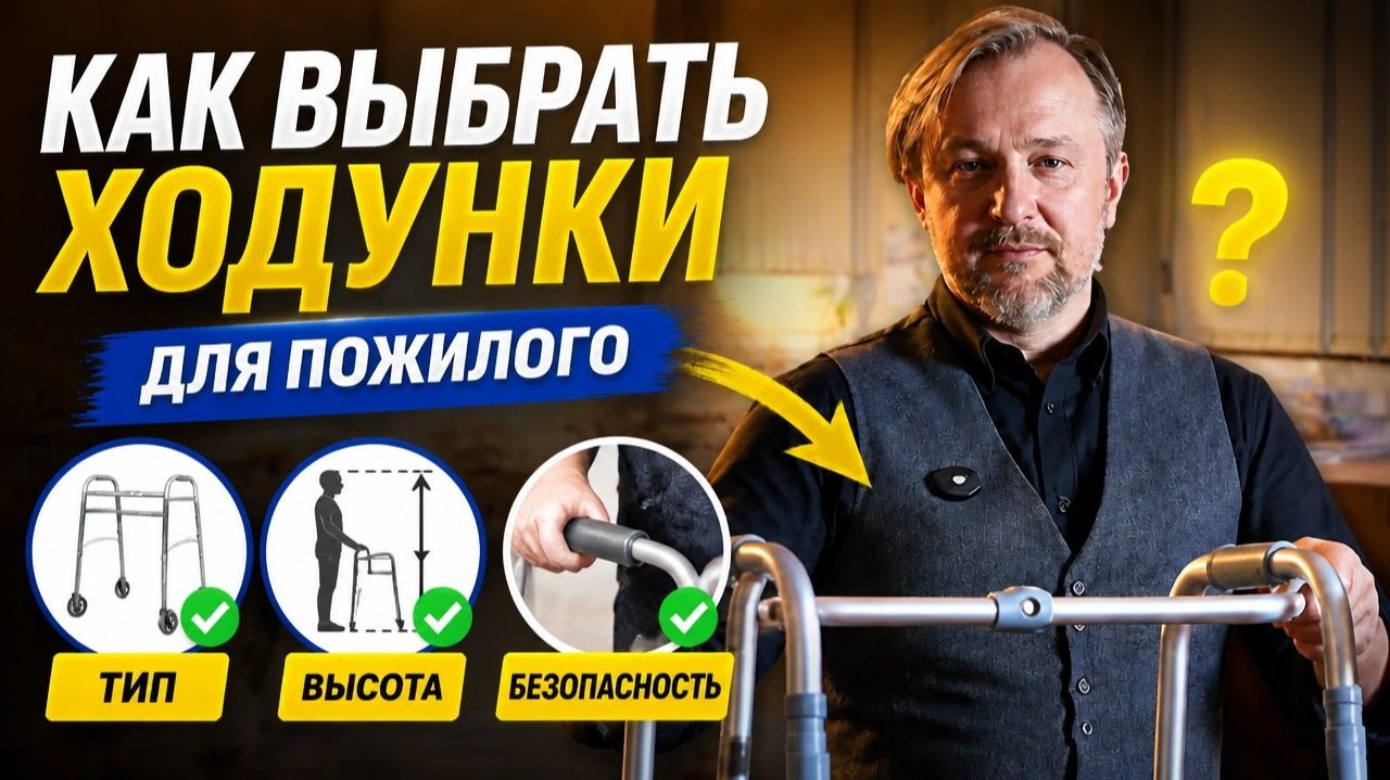 Статичные vs шагающие: какие ходунки нужны вашим родителям?