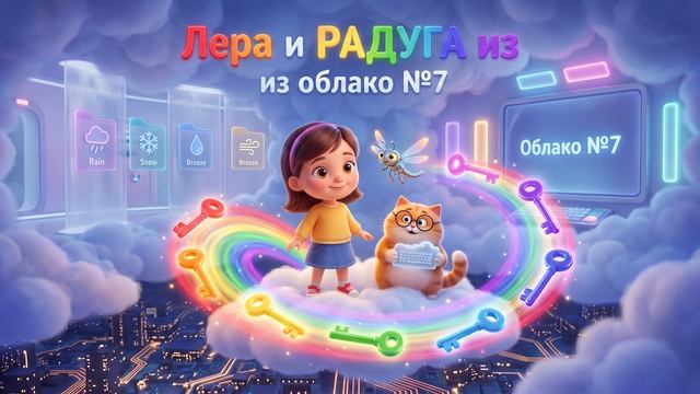 Сказка для детей «Лера и Радуга из Облака №7». Аудиосказка.