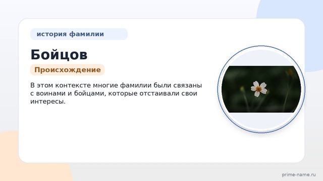Фамилия Бойцов: происхождение, значение и склонение