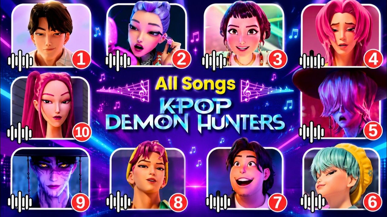 Угадай песни и персонажи KPop Demon Hunters