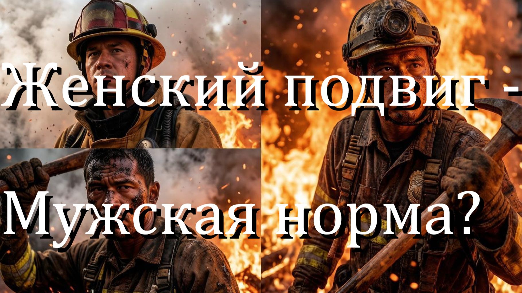 Обыденная роль: женский подвиг - мужская норма??