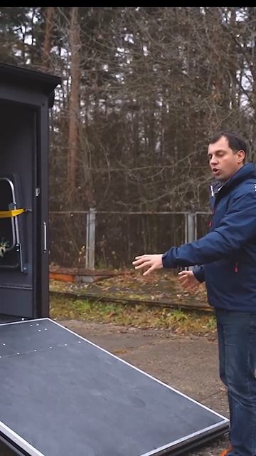 Дверь-аппарель в прицепе TRAILUX прицеп обзор снегоход мотоцикл харлей_1080p