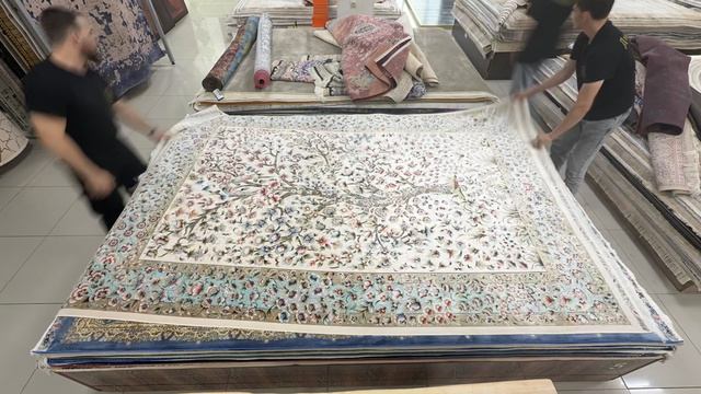 Быстрая укладка шелковые ковры на подиум в Династии Хан