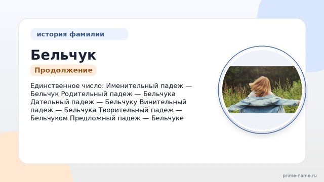 Исследование фамилии Бельчук: происхождение, интересные факты и подробное склонение