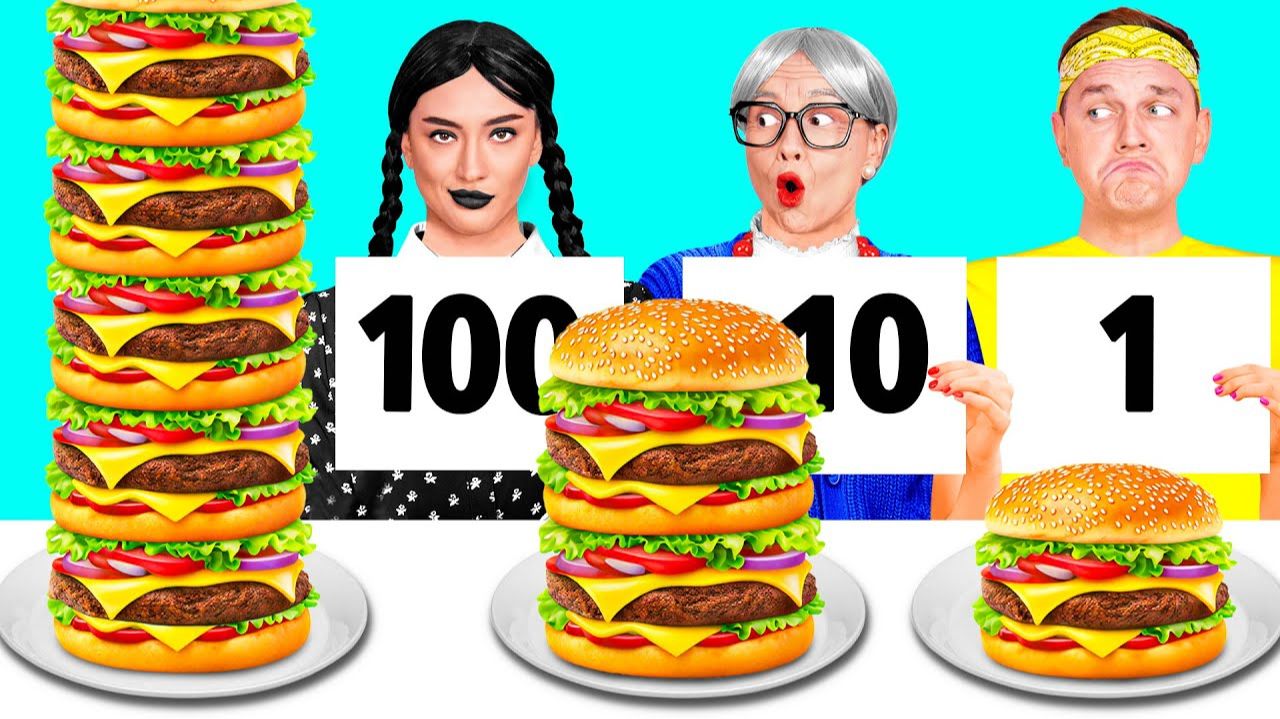 100 Слоев Еды Челлендж # Удивительные Кухонные Рецепты от BaRaDa Challenge